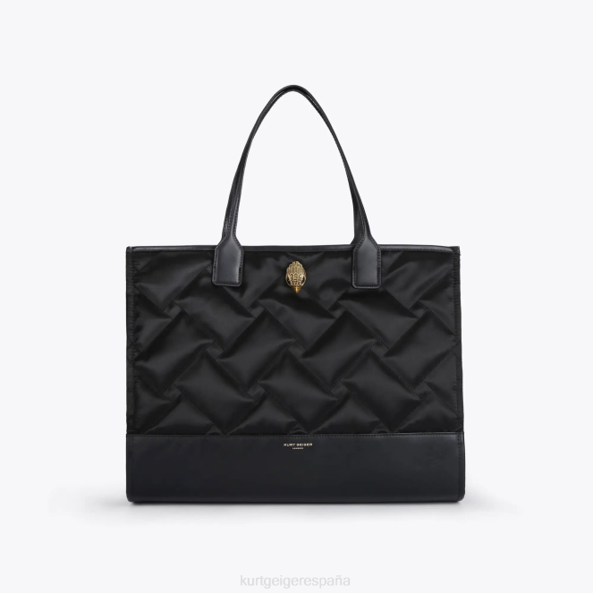 Kurt Geiger mujer bolso shopper cuadrado reciclado londres 2LPR283 | bolsas negro